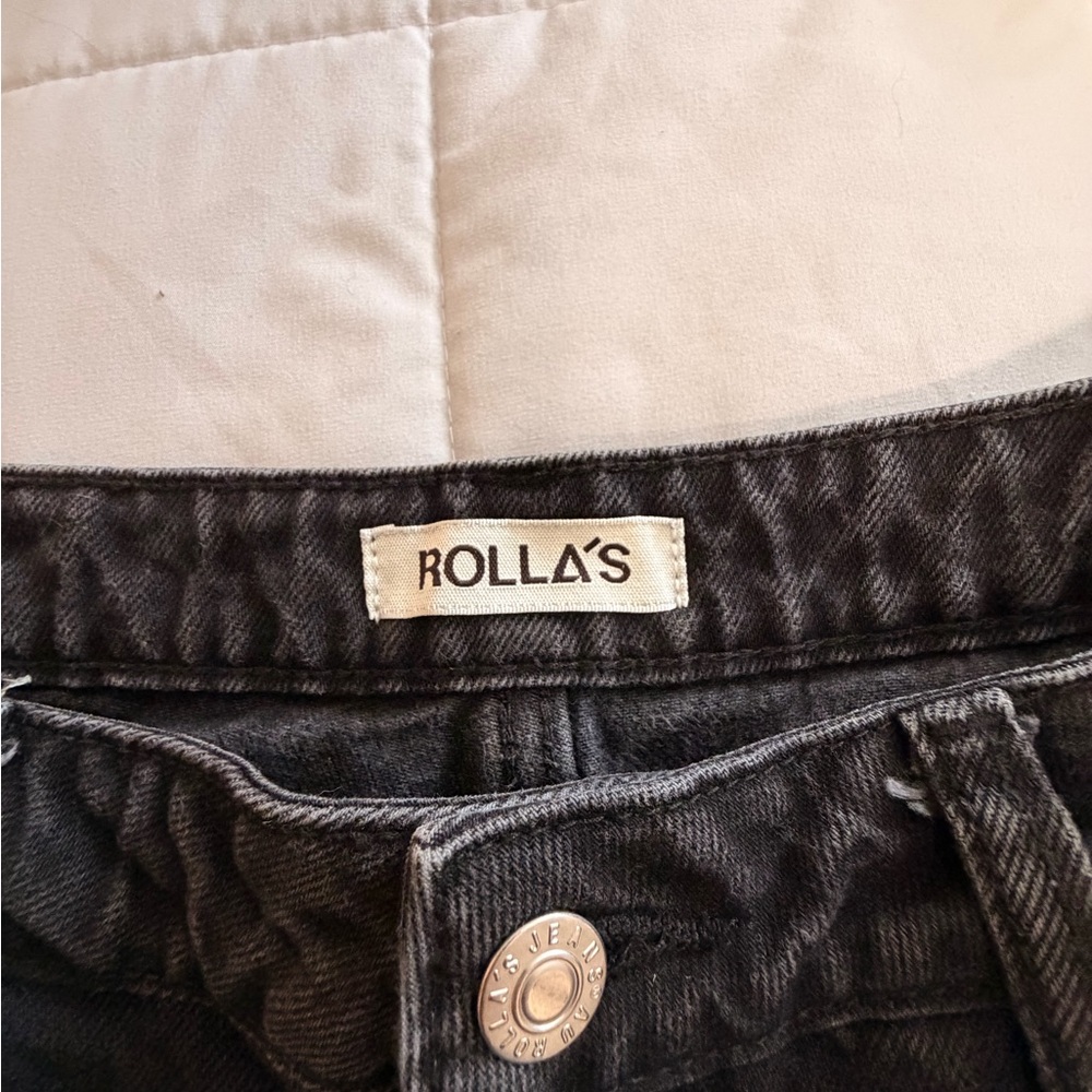 ROLLA'S Charcoal High Rise Jeans - Picture 4 of 4